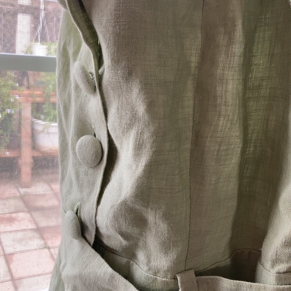 & Other Stories Belted Linen Romper - Picture 11 of 11